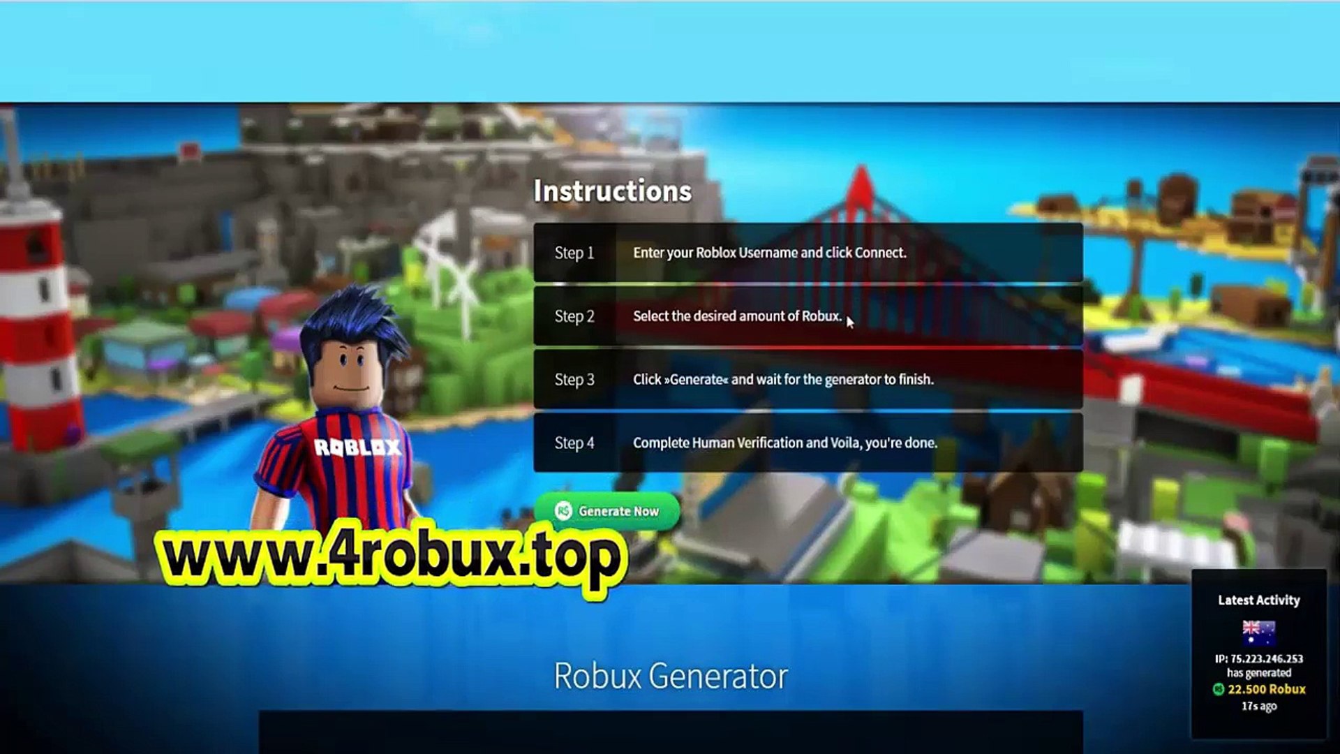 Roblox Generator Video