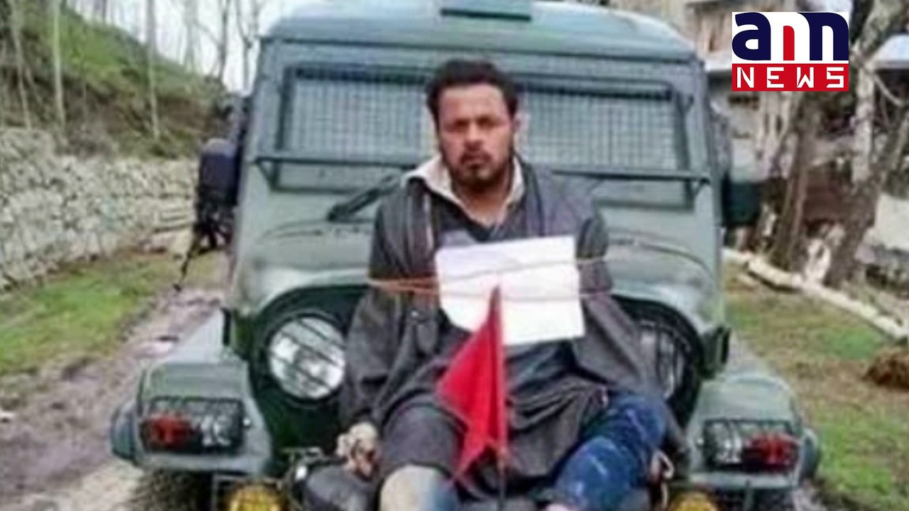 FIR against Army over video showing man tied to jeep