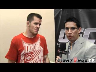 CB Dollaway "I knew he (Mayhem Miller) was done in the 3rd round"