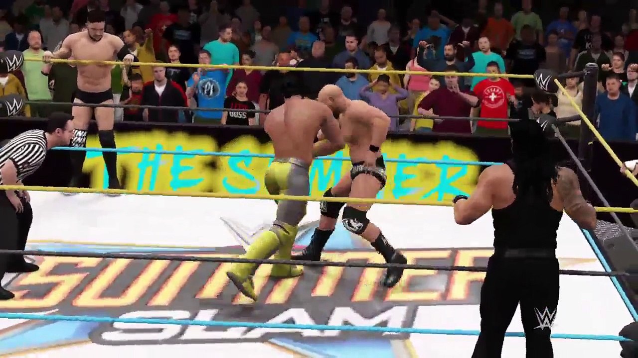 WWE 2K17 Fantasy Warfare SummerSlam 2017 Prediction Match The Balor Club VS The SHIELD (36)