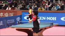 2017全日本卓球選手権女子シングルス準決勝。平野美宇VS橋本帆乃香　第２ゲーム