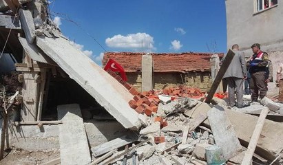 Samsun'da inşaat çöktü: 3 ölü... Olay yerinden ilk görüntüler