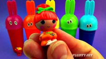 Learn Colors with Slime Bunny Surprise Toys for Kids Donald Duck Lalaloopsy Minions Shopkins
