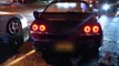 Nissan drifting Skyline GTR-Burnouts,_Flames_and_LAUNCH![1]