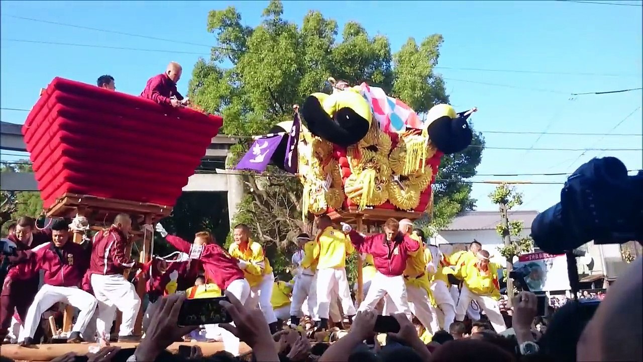 平成27年　新居浜太鼓祭り　大江VS中須賀 part 1/2