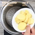 Guide how to make sweet potato sticky rice cake