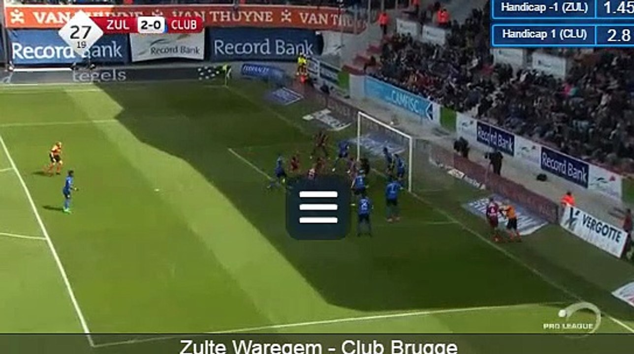 Henrik Dalsgaard Goal HD - SV Zulte Waregem - Club Brugge (2-0) 17.04.2017