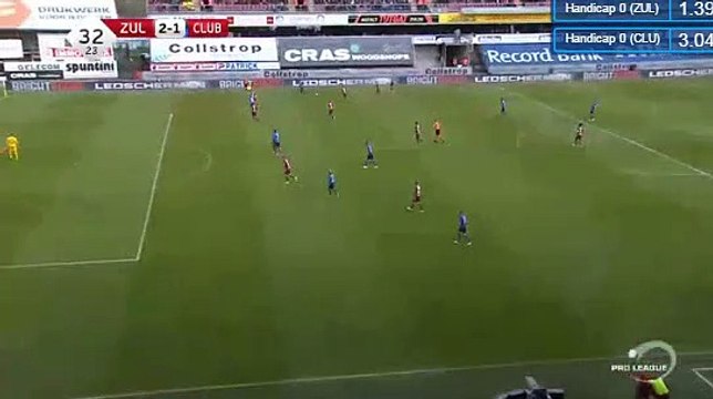 2-1 Hans Vanaken Goal HD - SV Zulte Waregem - Club Brugge 17.04.2017