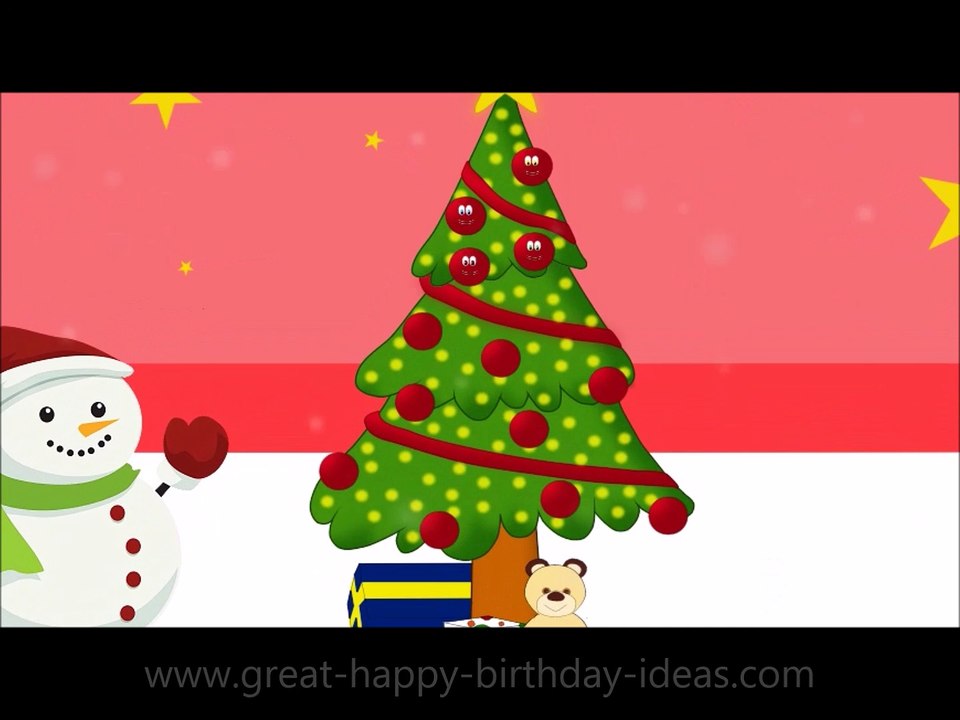 Singing Christmas Tree Card.