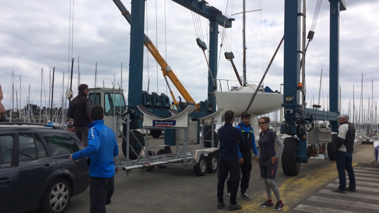 Ambiance de grand départ au Spi Ouest-France