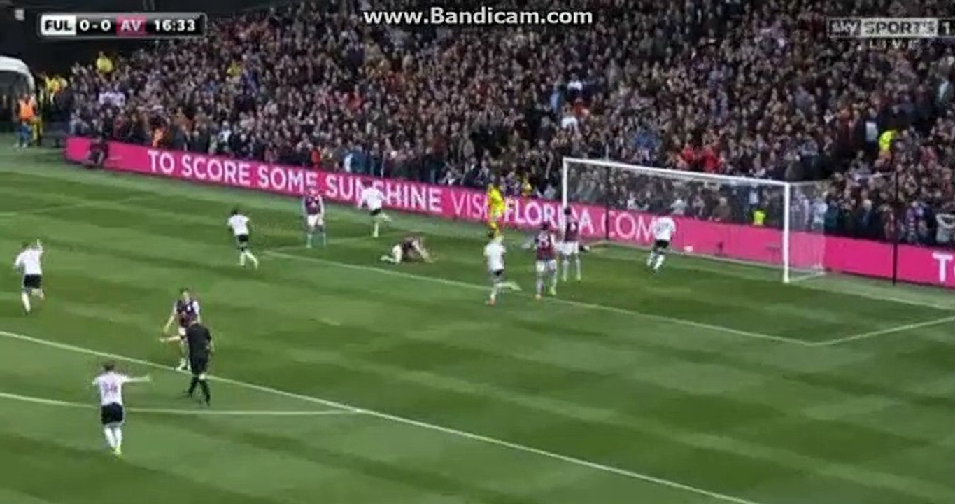Sessegnon GOAL HD 1-0 Fulham VS Aston Villa 17-04-2017  Full  Replay