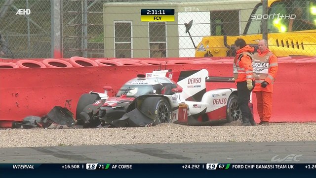 Fia Wec 2017 Silverstone Lopez Huge crash