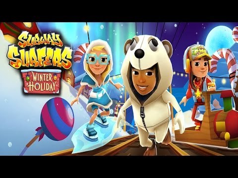 Subway Surfers: Winter Holiday - Samsung Galaxy S7 Edge Gameplay