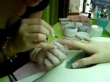 Pose d'ongles en gel