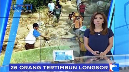 Petugas Lanjutkan Pencarian 26 Warga yang Tertimbun Longsor Ponorogo