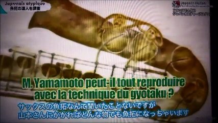 Japan in Motion French TV reported Gyotaku of Mineo Yamamoto