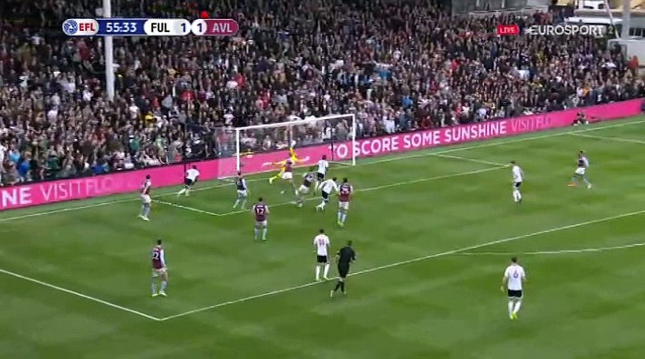 Sone Aluko Goal HD - Fulham	2-1	Aston Villa 17.04.2017
