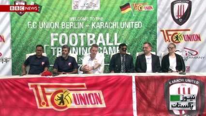 German Football Coaches Train Karachiites