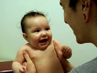 Funny video scared baby. Must see