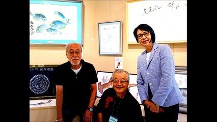 カラー魚拓と書のコラボレーション展示会レポート第４日　６月３日 The report of Day 4 of the LOVE LETTER to the GYOTAKU exhibition on