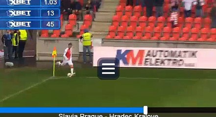 Michal Frydrych Goal HD - SK Slavia Prague 1-0 Hradec Kralove 17.04.2017