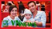 Vợ chồng Lê Bê La đưa con trai đi cúng Tổ nghề tại sân khấu Trịnh Kim Chi