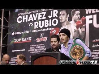 Julio Cesar Chavez Jr. "He didnt knock me out, I made him eat his words"