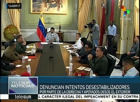 Pdte. venezolano exhorta a oposición a dialogar y cesar la violencia