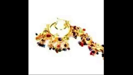 Latest nathuni designs of gold jewelry