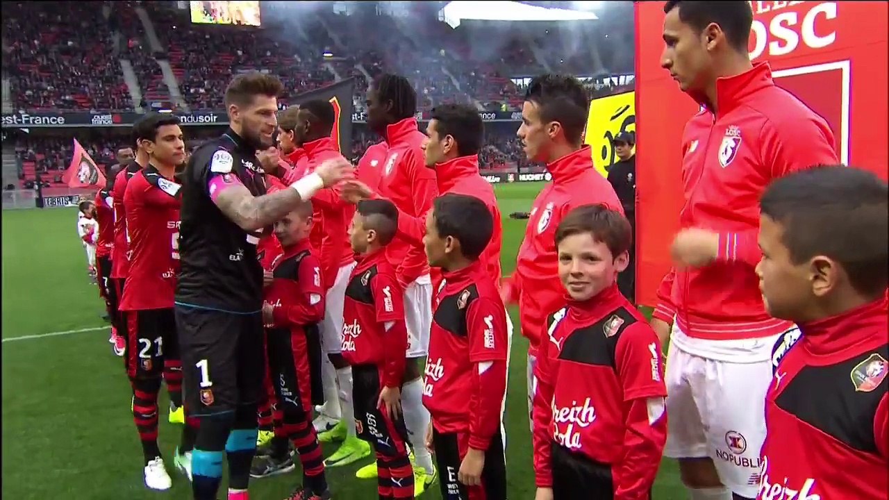 15-4-2017 Rennais - Lille 2-0 Highlights