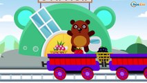 Trenes Para Niños - Aprende los Frutas - Vídeos de Trenes Animados Para Niños