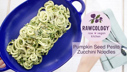 Pumpkin Seed Pesto Zucchini Noodles Recipe