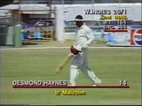 YORKERS!   Devon Malcolm vs VIV RICHARDS & DESMOND HAYNES 1990