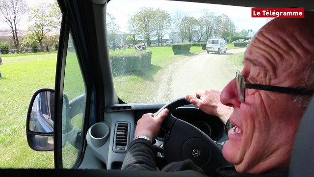 Loudéac. Les courses hippiques depuis la voiture suiveuse