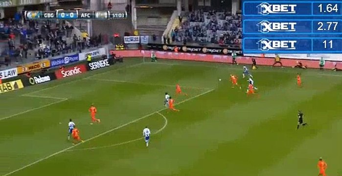 Tobias Hysen Goal HD - IFK Göteborg 1-0 AFC Eskilstuna 17.04.2017