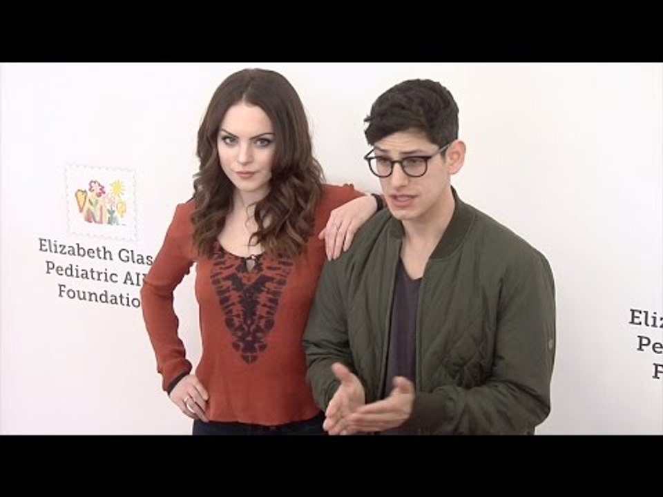 Elizabeth Gillies & Matt Bennett // "A Time for Heroes" 2015 Red Carpet Arrivals