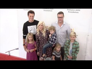 Tori Spelling & Dean McDermott "A Time for Heroes" 2015 Red Carpet Arrivals