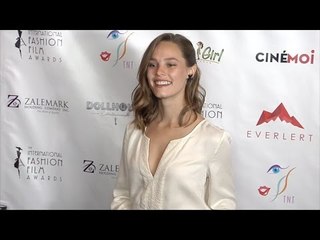 Bailey Noble // "International Fashion Film Awards" 2015 Red Carpet Arrivals