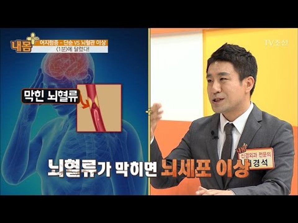 단순 어지럼증, 뇌혈관 이상일 수 있다! [내 몸 플러스] 53회 20170409