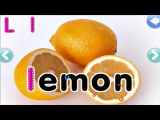 Learn Fruit and Vegetable with ABC Fruit Veg Flashcard Write