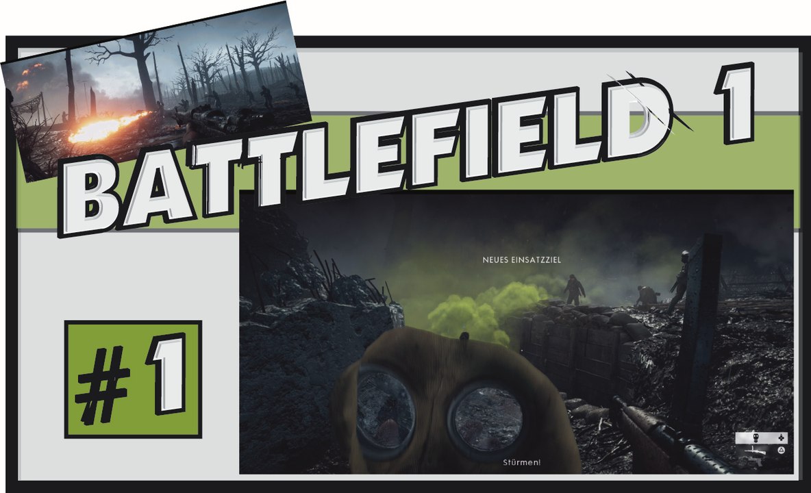 PS4 BATTLEFIELD 1  Single Player Gameplay #1 Kampagne