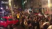 Beşiktaş'ta halk sokağa döküldü