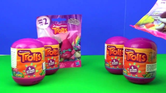 TROLLS Surprises Blind Bags & Surprise Eggs Figures Key Chains Dreamworks Movie Toy