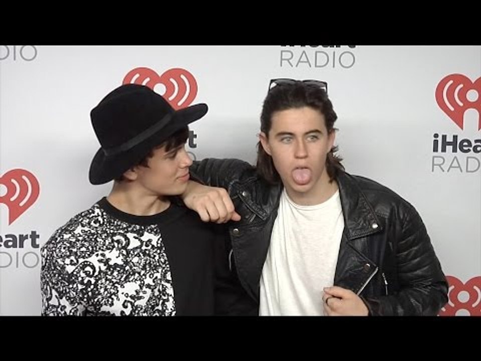 Hayes Grier & Nash Grier // iHeartRadio Music Festival 2015 Red Carpet Arrivals