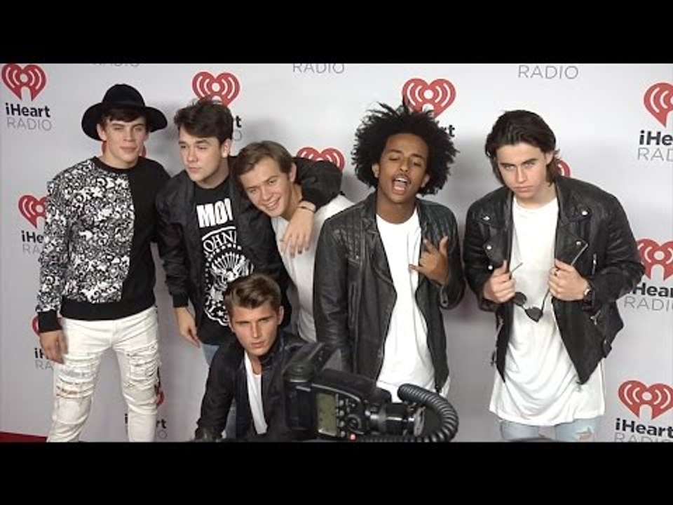 Hayes Grier, Nash Grier, Jake Foushee, Alec Bailey, Tez, Twan Kuyper iHeartRadio Music Festival 2015