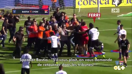 Voilà comment tout a commencé ... Les images de la honte (J+1, Bastia-Lyon)