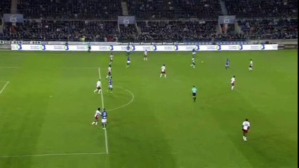 Khalid Boutaib Goal - Racing Strasbourg vs AC Ajaccio 2-1 17.04.2017 (HD)