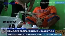 Polisi Gerebek Sebuah Rumah yang Akan Dijadikan Pabrik Narkoba di Sidoarjo Jawa Timur