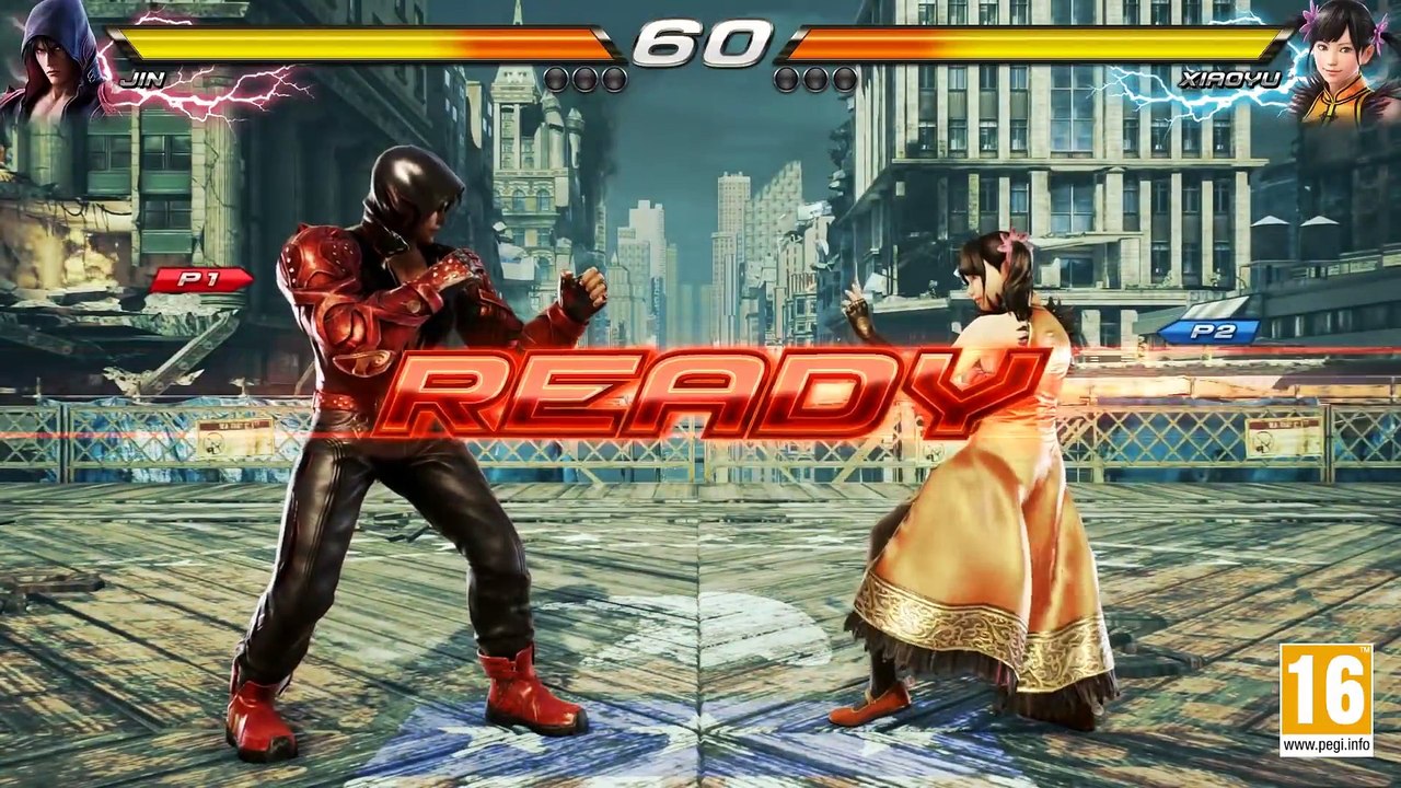 Tekken 7 - PS4 XB1 PC - Jin VS Xiaoyu (Character Gameplay)