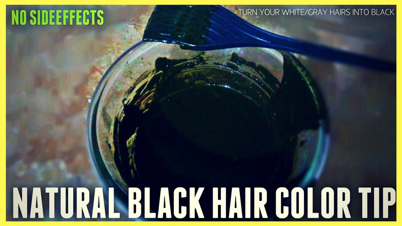 NATURAL BLACK HAIR COLOR TIP | TURN YOUR WHITE/GRAY HAIRS INTO BLACK | NO SIDE-EFFECTS | IN URDU/HINDI